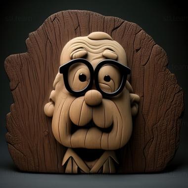 3D model Charles Schulz (STL)